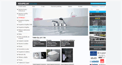 Desktop Screenshot of e-koupelny.cz